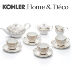 KOHLER Caravan 絲綢之路系列骨瓷下午茶具(7件組) CG-51120-NA